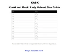 KASK Kooki Lady Helmet -Horseback Riding Clothing Store size guide kooki helmet kask 28491.1631829723