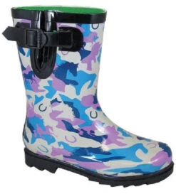 Kids Smoky Mountain Rubber Rain Boots -Horseback Riding Clothing Store smoky mtn kids boot horses blu purple 41436.1661200090