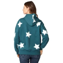 Wrangler Star Hoodie 7 Wrangler Star Hoodie -Horseback Riding Clothing Store star hoodie blue back 112321239 wrangler 57000.1663721966