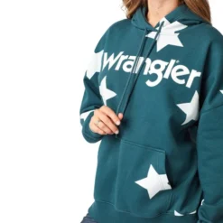 Wrangler Star Hoodie 8 Wrangler Star Hoodie -Horseback Riding Clothing Store star hoodie blue detail 112321239 wrangler 93892.1663721975