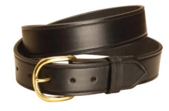 Tory Leather Stitched 1-1/2" Belt -Horseback Riding Clothing Store stitched 1 1 2 belt black brass rolled 2247 tory leather 41573.1677632603