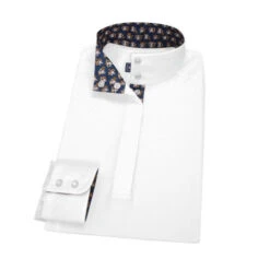 Essex Classics Talent Yarn Shirt Straight Collar -Horseback Riding Clothing Store straight collar LS monkeys ESL13W1 essex 73032.1660255453