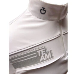 Cavalleria Toscana Team Daytona Polo Short Sleeve 12 Cavalleria Toscana Team Daytona Polo Short Sleeve -Horseback Riding Clothing Store team daytona polo ss white logo POD297 JE022 0001 cavalleria toscana 68071.1661550817