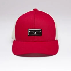 Kimes Ranch Team Pro Trucker Hat -Horseback Riding Clothing Store team pro trucker hat red front 842606179236 kimes 88812.1684193319