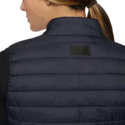 Cavalleria Toscana Team Red Stripe Quilted Vest -Horseback Riding Clothing Store team red stripe vest navy back GLD250 NY086 7901 CT 37404.1642285548