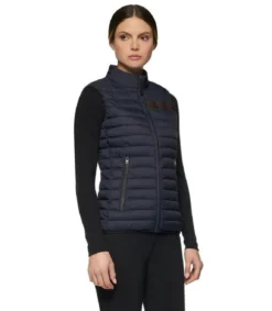 Cavalleria Toscana Team Red Stripe Quilted Vest -Horseback Riding Clothing Store team red stripe vest navy side GLD250 NY086 7901 CT 97915.1642285527