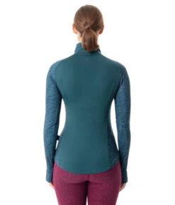 Horseware Ireland Horseware Thea Tech Quarter Zip Fleece -Horseback Riding Clothing Store thea tech quarter zip fleece galactic teal back CKHCTA HW 94016.1663956543