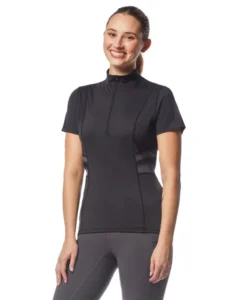 Kerrits Trot On Tech Top -Horseback Riding Clothing Store trot on tech top black front rider 40489 kerrits 91810.1677116253