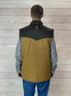 Men's Outback Trading Walker Vest -Horseback Riding Clothing Store walker vest brown back outback 36742.1669083941