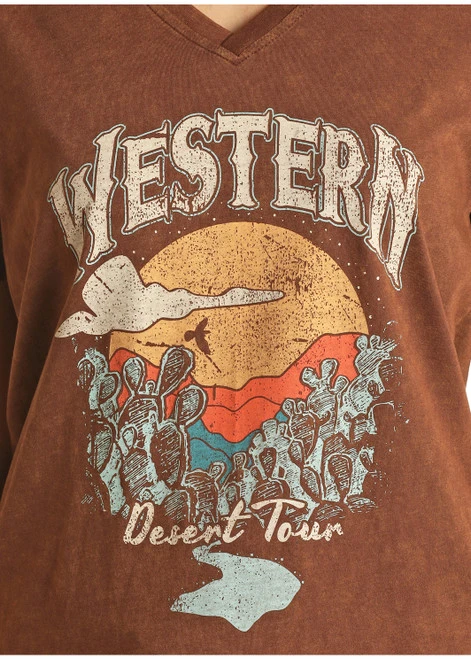 Rock & Roll Western Desert Tour Tee 2 Rock & Roll Western Desert Tour Tee - Image 2