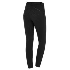 Schockemohle Winter Riding Tights II -Horseback Riding Clothing Store winter riding tights black back 2171 00035 73 Schockemoehle 13682.1663267137