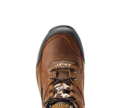 Ariat Terrain Waterproof Boot With Cow Print -Horseback Riding Clothing Store women terrain h2o lace brn.cow toe 10044538 ariat 29887.1676343389