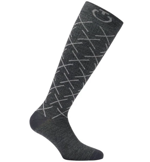 Cavalleria Toscana Logo Wool Socks 1 Cavalleria Toscana Logo Wool Socks