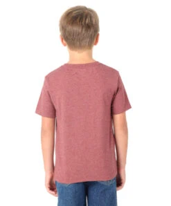 Wrangler Kids Tread Plate Logo Tee 5 Wrangler Kids Tread Plate Logo Tee -Horseback Riding Clothing Store wrangler tee ss burgundy back BQ6191R wrangler 73809.1636308062