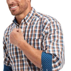 Men's Ariat Wrinkle Free Shirt Long Sleeve 16 Men's Ariat Wrinkle Free Shirt Long Sleeve -Horseback Riding Clothing Store wrinkle free ls sequoia side detail 10041572 ariat 26879.1659988719