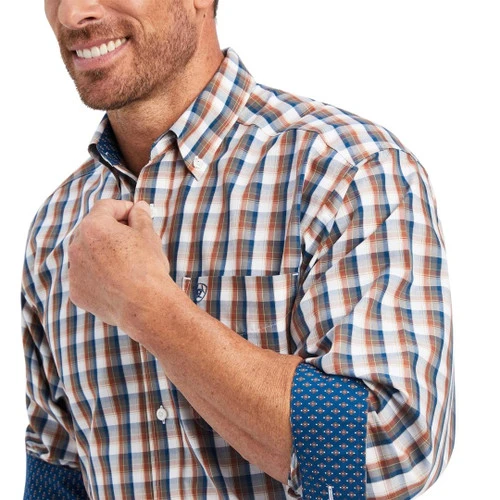 Men's Ariat Wrinkle Free Shirt Long Sleeve 7 Men's Ariat Wrinkle Free Shirt Long Sleeve - Image 7