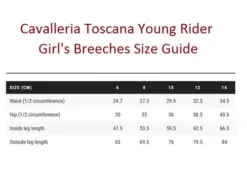 Girls Cavalleria Toscana CT Motif Print Breeches -Horseback Riding Clothing Store young rider girl breech size guide cavalleria toscana 86066.1685034715