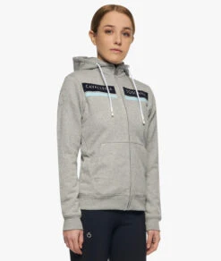 Kids Cavalleria Toscana CT Stripe Hoodie 7 Kids Cavalleria Toscana CT Stripe Hoodie -Horseback Riding Clothing Store youth ct stripe hoodie stn.grey side FEA010 CO079 8000 cavalleria toscana 14390.1667068109